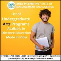 List of Undergraduate Arts Programs Available in Distance Education Mode in India