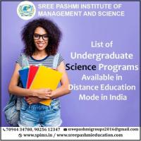 List of Undergraduate Science Programs Available in Distance Education Mode in India