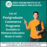 List of Postgraduate Commerce Programs