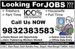 Home Based job Opportunities