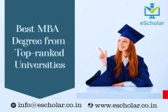 Best MBA Degree from Top-ranked Universities!!