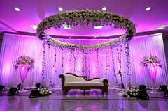 Outdoor wedding Decoration, Garden wedding Bangalore, Melting Flowers