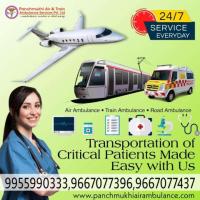 Hire Panchmukhi Air Ambulance Services in Jamshedpur with Healthcare Facilities