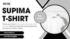 Supima Plain White T-shirts For Mens in India