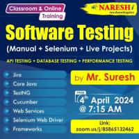 Top Software Testing Course Training in NareshIT - Hyderabad
