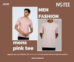 Pink tshirt for men