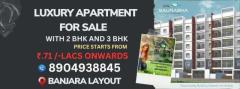 1449 Sq.Ft Flat with 3BHK For Sale in Banjara Layout