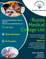 top  mbbs counsellor russia 2021 Twinkle InstituteAB