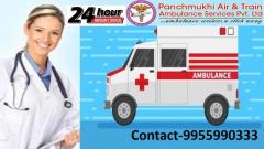 Select High-tech Road Ambulance Service in Nagaon with Professional Medical Crew