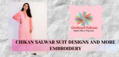 Chikan Suit Latest Design -  Lucknowi Chikankari - Chikankari Saree