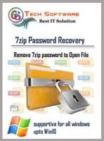 How to open password protected 7zip file