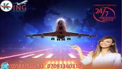 Hire Credible Air Ambulance Service in Delhi at Low-Fare by King