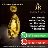 G.I.A Certified Yellow Sapphire for Your Business